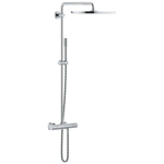 GROHE Rainshower Cosmopolitan Regendoucheset Opbouw - hoofddouche Ø40cm - handdouche sena - thermostatisch - chroom 0467936