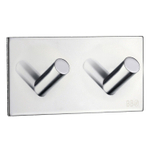 Smedbo Beslagsboden Handdoekhouder - 9x4.5x3.2cm - zelfklevend - RVS Gepolijst Edelstaal SW11017