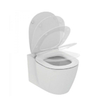 Ideal Standard Connect wandclosetpack diepspoel AquaBlade spoelrandloos 36.6x54.5cm met softclose zitting Wit SW642523