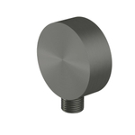 Hotbath Archie Wanduitlaat - geschikt voor doucheslang - geborsteld gunmetal PVD SW798941