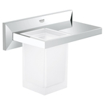 GROHE Allure Brilliant plankje m. glas chroom 0442157