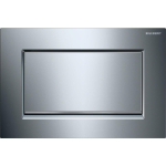 Geberit Sigma10 bedieningsplaat - 2-toets spoeling - rechthoekige knoppen - vergr. gl.chr/geb/gl.ch SW61796