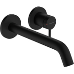 Hansgrohe Tecturis S Wastafelkraan Inbouw - mengkraan - rond - eengreeps - 22.5cm uitloop - mat zwart SW918569