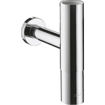 Hansgrohe Flowstar Premium verstelbare designbekersifon 5/4 met muurbuis met rozet chroom 0457345