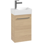 Villeroy & Boch Avento wastafelonderbouwkast 1 deur 34x51.4x20.2cm rechts nordic oak SW448413
