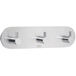 Smedbo Beslagsboden Handdoekhouder - 19x4.8x3cm - zelfklevend - RVS Gepolijst Edelstaal SW11025