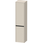 Duravit Ketho.2 Hoge kast 40x36x176cm 2 Linksdraaiende deuren Spaanplaat Taupe Mat SW772448