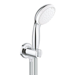 GROHE New Tempesta badset met handdouche met 2 straalsoorten met doucheslang 150cm met geïntegreerde wandaansluitbocht chroom/wit SW108118