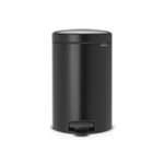 Brabantia NewIcon Pedaalemmer - 12 liter - kunststof binnenemmer - matt black SW767502