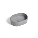 Ideavit Rock Waskom 40x28x12cm Beton ovaal Grey SW568394