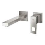 GROHE Eurocube afbouwdeel v. inbouw wandkraan m-size met uitloop 23cm supersteel SW444355