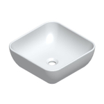 Sanicare Quattro waskom 40x40cm vierkant keramiek wit SW536825