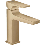 Hansgrohe Metropol wastafelkraan 110 met push open waste met voorsprong vaste uitloop 13.5cm brushed bronze SW297565