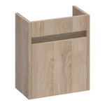 Saniclass Nexxt fonteinonderkast 40x45x22cm met 1 rechtsdraaiende deur met greep MFC Legno Calore SW522670