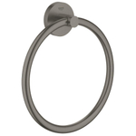 GROHE Essentials handdoekring Ø18cm brushed hard graphite SW98945