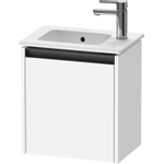 Duravit Ketho 2 fonteinkast met 1 deur 41x29.2x44cm links, met greep antraciet wit mat SW772889