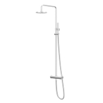 IVY Concord Regendoucheset - opbouw - 30cm medium hoofddouche - staafmodel handdouche - RVS316 - geborsteld SW1031905
