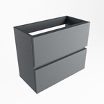 Mondiaz ADA fonteinonderkast - 60x30x50cm - 2 lades - uitsparing rechts - softclose - Plata SW1016638