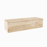 MONDIAZ ALAN MODULE Wastafelonderkast - 120x45x30cm - 1 lade - push to open - Melamine - Washed oak mat SW645789