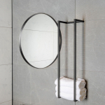 Saniclass Dual Handdoekrek - 95x25x20cm - mat zwart SHOWROOM MODEL SHOW22976