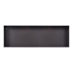 Looox Colour BoX inbouwnis - 90x30x10cm - RVS antraciet mat GA48363