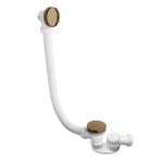 Crosswater MPRO badafvoer met ondiepe sifon geborsteld messing afwerking SW444695