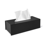 Zack Puro tissuedoos rechthoek zwart RVS SW538595