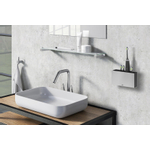 Zack POTES Tandenborstel houder - mat RVS SW890983