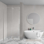 Aqua Vista Oria Linea nisdeur - 140x200cm - incl. montageset - Geborsteld rvs SW1244199