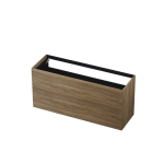 INK P2O Wastafelonderkast - 140x45x65cm - 2 lades - push 2 open - rechte opdekfronten MFC Zuiver eiken SW493328