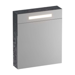 BRAUER Promise Deluxe spiegelkast - 60x70x15cm - met directe verlichting 1 linksdraaiende dubbelzijdige spiegeldeur Damascus SW720924
