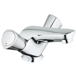 GROHE Costa S wastafelkraan met waste inclusief gegoten uitloop chroom 0440178