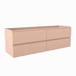 Mondiaz HAY wastafelonderkast - 150x45x50cm - 4 lades - uitsparing midden - softclose - Rosee SW1016039