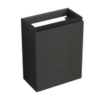 Forzalaqua Siena fonteinonderkast 39.5x21.5x50cm 1 draaideur rechts Massief Eiken Black oiled SW492450