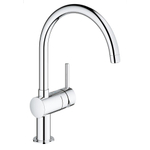 GROHE Minta Keukenkraan - hoog - draaibare ronde uitloop - chroom 0442461