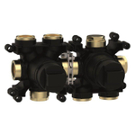 Crosswater MPRO Module 3D Inbouwdeel - voor baduitloop en handdouche & 2 andere uitgangen SW876304