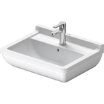 Duravit Philippe Starck 3 wastafel 55x42cm Wondergliss wit 0312479