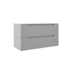 Adema Prime Balance Wastafelonderkast - 100x55x44.9cm - 2 lades - Geintegreerde greep - MDF - mat greige (grijs) SW892629