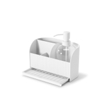 Umbra Sling opbergbak - 21x18x17cm - met zeeppomp - GERECYCLED ABS Wit SW999812
