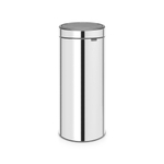 Brabantia Touch Bin Afvalemmer - 30 liter - kunststof binnenemmer - brilliant steel SW1117548