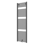 Plieger Palmyra designradiator horizontaal middenaansluiting 1775x600mm 1019W zwart grafiet (black graphite) 7252886