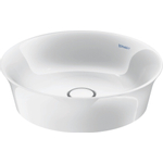 Duravit White tulip opzetwastafel 43x43cm Keramiek Rond Glans Wit SW640494