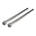 Wiesbaden Slim set stabilisatiestangen 120 cm voor vrijstaande inloopdouches chroom SW545318