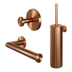 Brauer Copper Edition Toilet Accessoireset - 3-delig - PVD - geborsteld koper SW794585