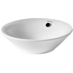 Duravit Starck 1 opzet wastafel 53 cm. rond gliss wit 0295458