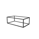 INK Ferro wastafel - frame 80x45x27cm - staal zwart mat SW207376