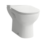 Laufen Lua duobloktoilet 36x65x42cm diepspoel zonder spoelrand PK zonder antikalkbehandeling Keramiek Pergamon SW786329