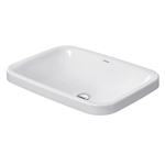 Duravit DuraStyle inbouwwastafel zonder overloop zonder kraangat 60x43cm wit SW54135