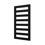 Plieger Bellezza EL elektrische radiator - Nexus zonder thermostaat - 115x60cm - 600 watt - mat zwart SW796515