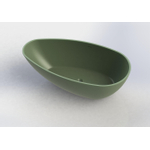 Arcqua Lima vrijstaand bad 170x86x54cm cast marble mat groen SW443808